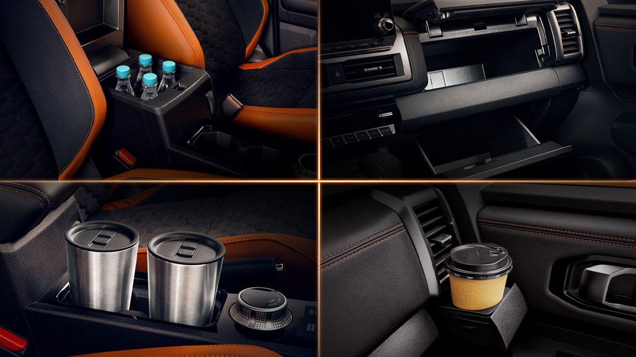 19 ngăn chứa đồ tiện dụng