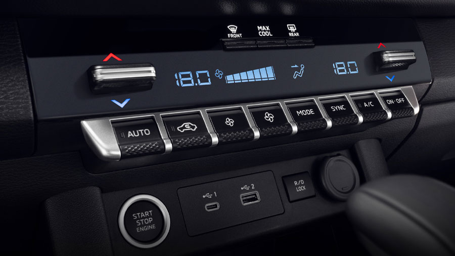 Điều hòa tự động 2 vùng