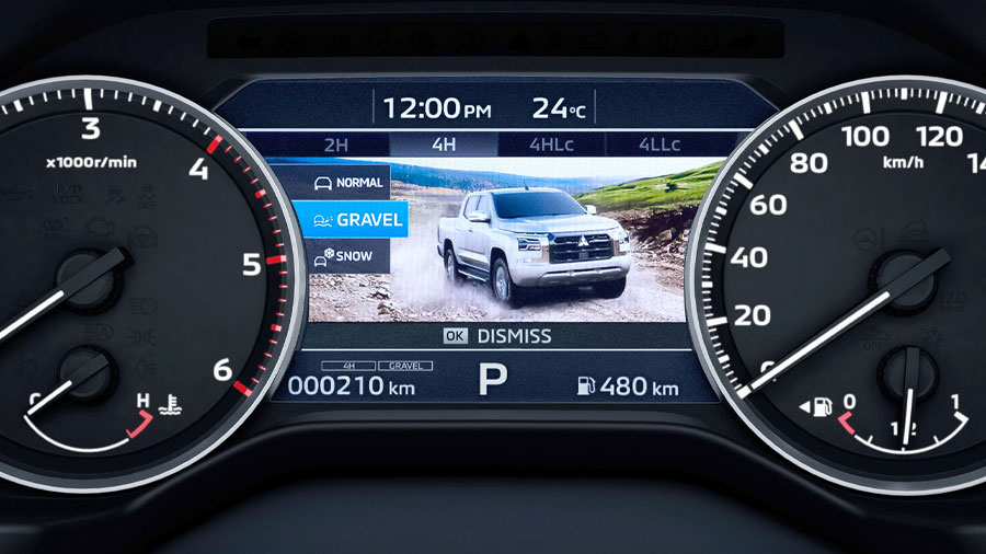 Đồng hồ kỹ thuật số 7-inch